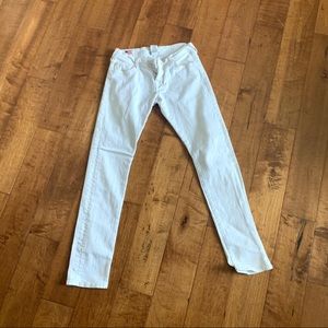 True Religion low waisted white jeans